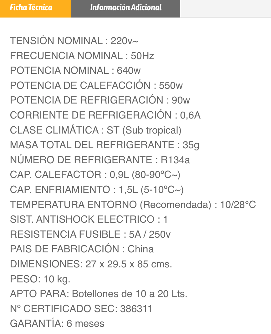 Dispensador pedestal-compresor