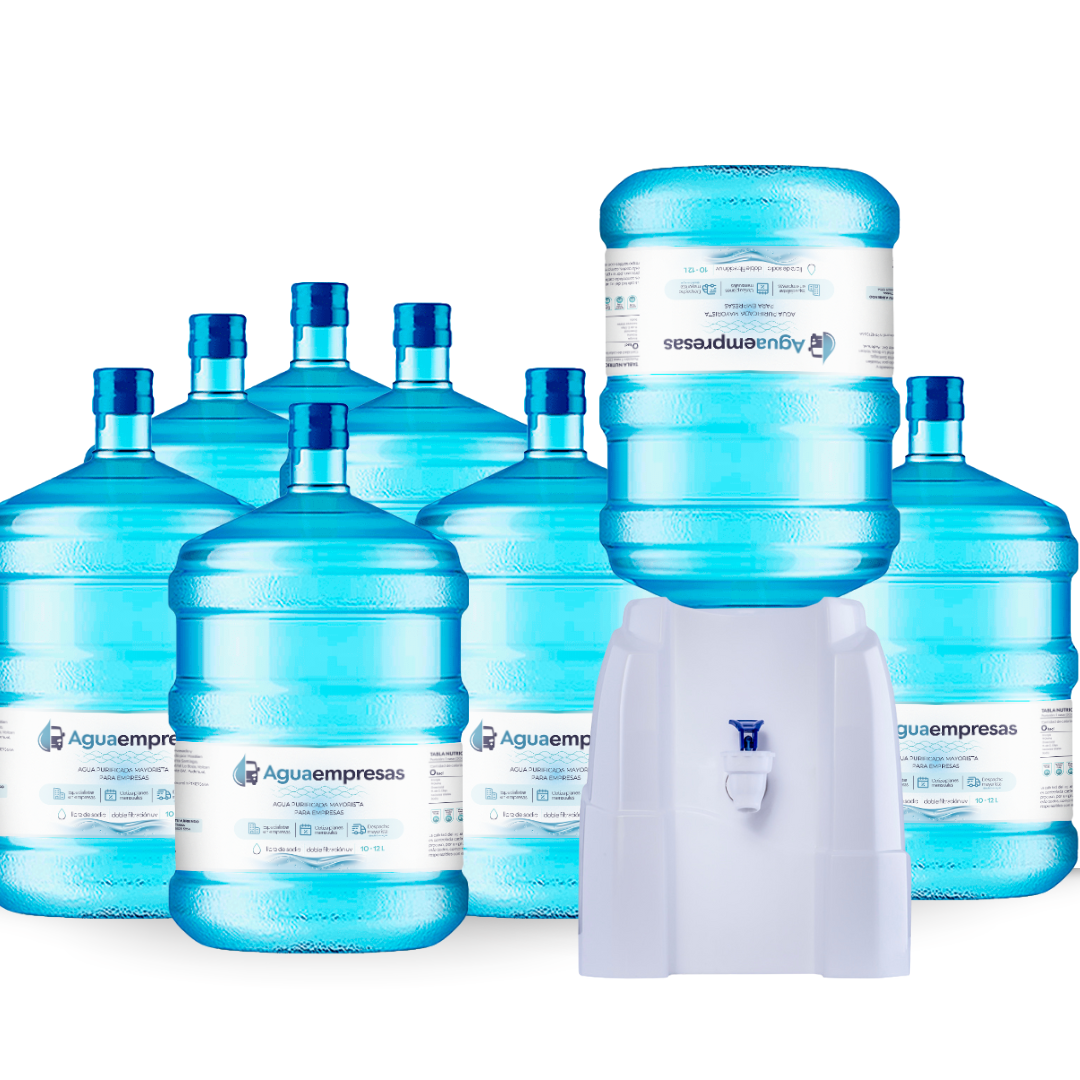 Pack Inicial Soporte basico + 7 Bidones 20 Litros