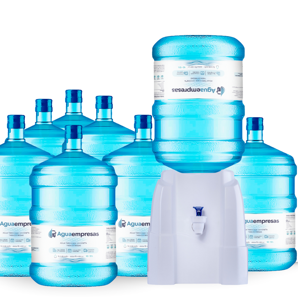 Pack Inicial Soporte basico + 7 Bidones 20 Litros