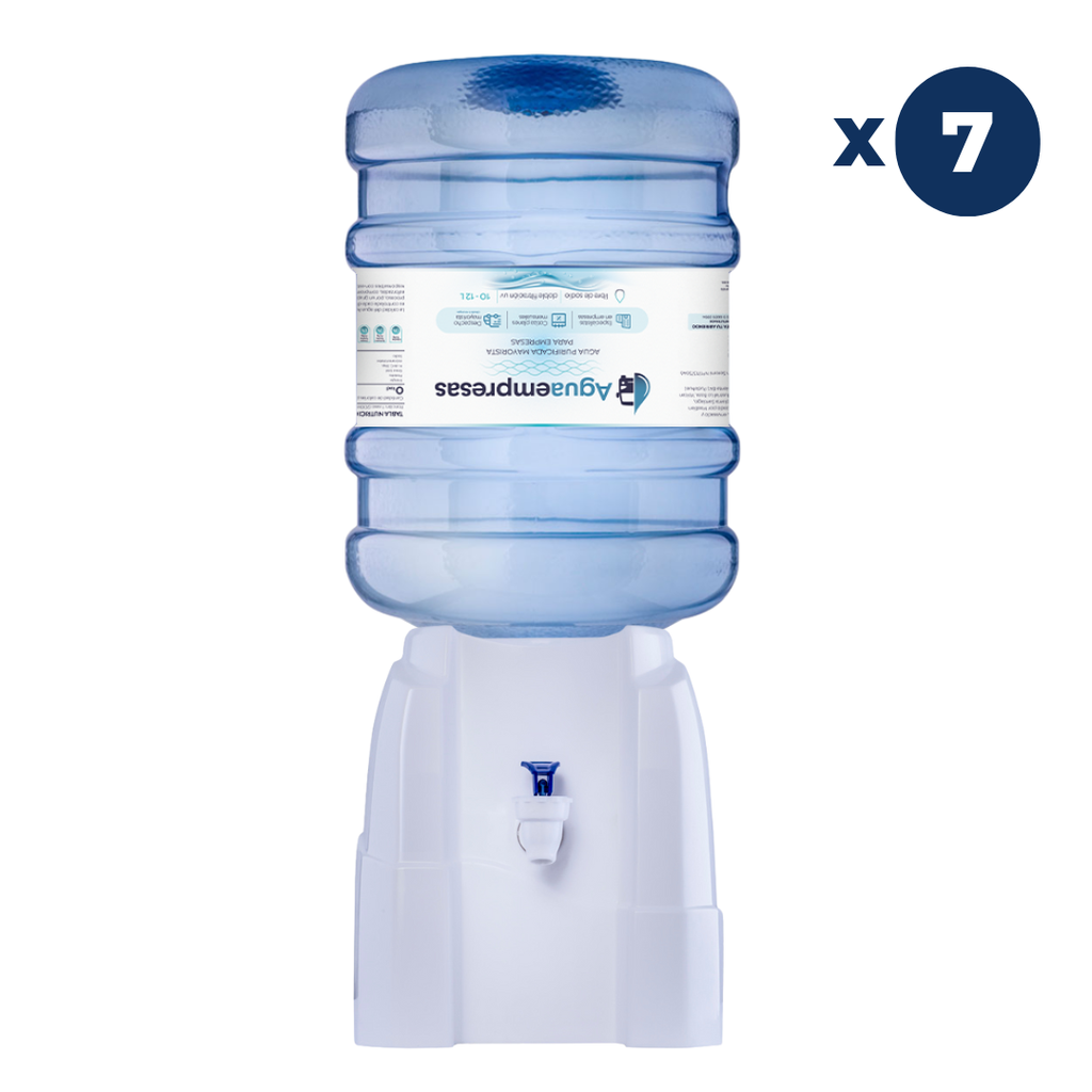 Pack Inicial Soporte basico + 7 Bidones 20 Litros