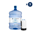 Pack Inicial Bomba USB + 7 Bidones 20 Litros